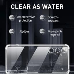 For Samsung Galaxy Quantum 4 5 Case Shockproof Transparent Silicone Soft Phone Cover For Samsung Jump3 Buddy 3 Clear Back Cover