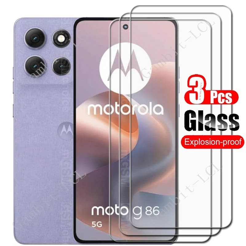1-3PCS Tempered Glass For Motorola Moto G86 6.67" Protective ON MotorolaMotoG86 MotoG86 Screen Protector Cover Film