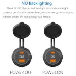 100W PD QC3.0 Dual USB Car Charger Socket (Type C & Type A)12V/24V Fast Charging for iPhone Samsung Xiaomi Huawei Car Truck Boat