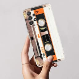 Retro Music Tapes Camera Circuit Board For Samsung A56 A55 A36 A54 A52 A53 5G A15 A14 A16 A25 A34 A35 A26 A06 A32 A72 Phone Case