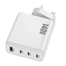 New 140W Multi-Port GaN Charger PD3.1 3C1A Super Fast Charging Head Compact Portable for Mobile Phones