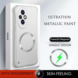 Ultrathin Slim Frameless Case For Magic 8 Lite 7Lite 6 Pro For Honor 400 Pro Magnetic Wireless Charging Hard Shell Cover