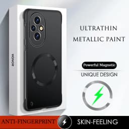 Ultrathin Slim Frameless Case For Magic 8 Lite 7Lite 6 Pro For Honor 400 Pro Magnetic Wireless Charging Hard Shell Cover