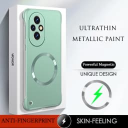 Ultrathin Slim Frameless Case For Magic 8 Lite 7Lite 6 Pro For Honor 400 Pro Magnetic Wireless Charging Hard Shell Cover