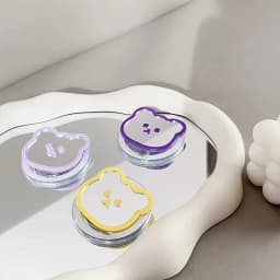 Korean Mirror Bear Magnetic Holder Phone Grip Tok Detachable Bracket for Magsafe Cute Animals Universal Smart Tok For iPhone 13
