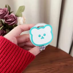 Korean Mirror Bear Magnetic Holder Phone Grip Tok Detachable Bracket for Magsafe Cute Animals Universal Smart Tok For iPhone 13