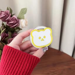 Korean Mirror Bear Magnetic Holder Phone Grip Tok Detachable Bracket for Magsafe Cute Animals Universal Smart Tok For iPhone 13