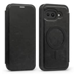 Luxury Flip Magnetic Slot Card Holder Leather Magnet Phone Case For Google Pixel 11 10 8 9 Pro XL 9A Solid Color Business Cover