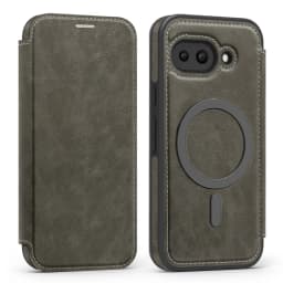 Luxury Flip Magnetic Slot Card Holder Leather Magnet Phone Case For Google Pixel 11 10 8 9 Pro XL 9A Solid Color Business Cover