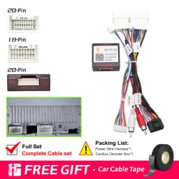 Car 16pin Audio Wiring Harness Canbus Decoder Box RP5-MT-101 for Mitsubishi Outlander Pajero Stereo Installation Wire Adapter