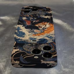 JapaneseUkiyoStyleDragon&TigerPhoneCaseforSamsungGalaxyS22S23S24S25FEPlusNote20Ultra4G5GGlossyFilmHardPC