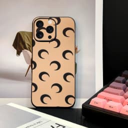 Crescent M-Marines Serre Design Phone Case For iPhone 16 15 14 13 12 11 PRO MAX PLUS Mini TPU Soft to Skin-friendly case