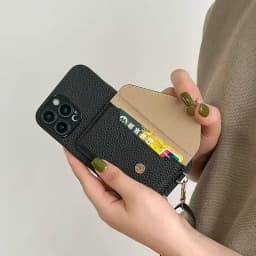 Crossbody Strap Lanyard Leather Phone Case for IPhone 18 17 Air 16 15 Plus 14 13 12 11 Pro Max Wallet with Card Holder Cover