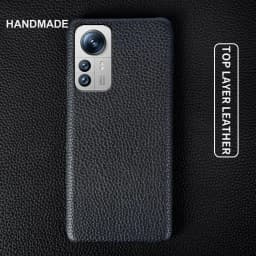Luxury Litchi Grain Genuine Leather Case for Xiaomi 12 Pro 12X 13T 14Pro 12SUltra 12Lite Cover Back Etui Coque Shockproof Funda