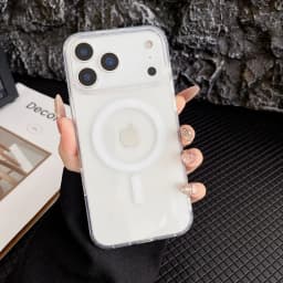 Transparent Original Magnetic Phone Case for Apple IPhone 18 17 16 15 14 Plus 13 12 Mini 11 Pro XS Max for Magsafe Clear Cover