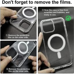 Transparent Original Magnetic Phone Case for Apple IPhone 18 17 16 15 14 Plus 13 12 Mini 11 Pro XS Max for Magsafe Clear Cover