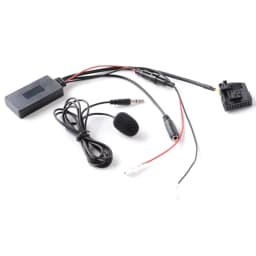 Biurlink Bluetooth AUX Module Fuse Safety Microphone Handsfree For Mercedes Comand 2.0 APS Bluetooth Audio Cable Adapter