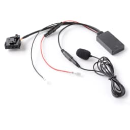 Biurlink Bluetooth AUX Module Fuse Safety Microphone Handsfree For Mercedes Comand 2.0 APS Bluetooth Audio Cable Adapter