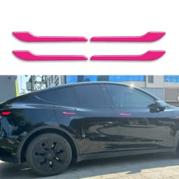 for Tesla model 3 model Y-shaped anti scratch car Reflective decal General Motors Car door handle 3D gel sticker anti scratch