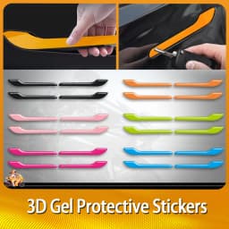 for Tesla model 3 model Y-shaped anti scratch car Reflective decal General Motors Car door handle 3D gel sticker anti scratch