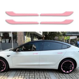 for Tesla model 3 model Y-shaped anti scratch car Reflective decal General Motors Car door handle 3D gel sticker anti scratch