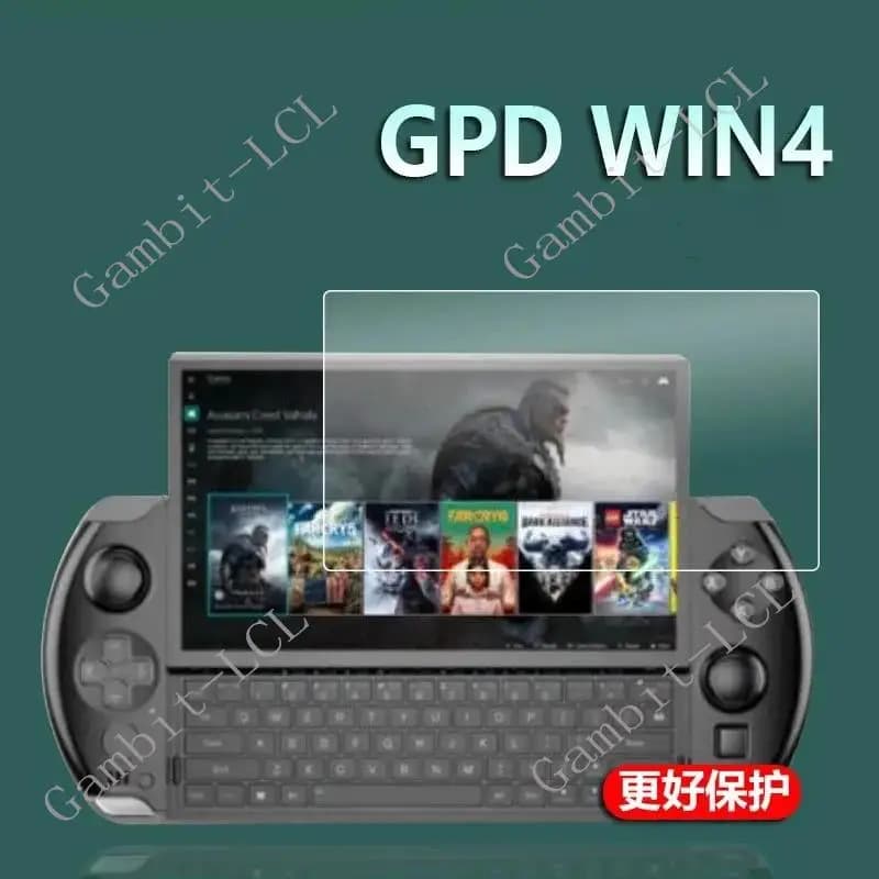 2PCS HD Oiringal For GPD Win4 6" Screen Protective Tempered Glass On GPDWin4 Win 4 Protection Cover Film