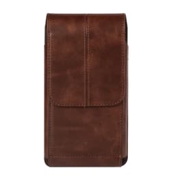 For iphone 17/17Pro/16Pro Max/16Plus/15/15Pro/14Pro Max/14Pro/14/13/12 Luxury Leather Belt Clip Case Men Mobile phone Waist Bag