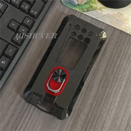 Shockproof Ring Holder For Unihertz 8849 TANK 3 Pro 6.79" Unihertz 8849 Tank3 Case Soft Silicone TPU Protective Holder Cover