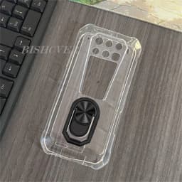 Shockproof Ring Holder For Unihertz 8849 TANK 3 Pro 6.79" Unihertz 8849 Tank3 Case Soft Silicone TPU Protective Holder Cover