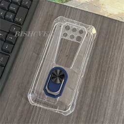 Shockproof Ring Holder For Unihertz 8849 TANK 3 Pro 6.79" Unihertz 8849 Tank3 Case Soft Silicone TPU Protective Holder Cover