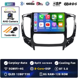 Android 16 Carplay Car Radio For Mitsubishi Pajero Sport 3 L200 5 Triton 3 2015-2019 Multimedia Video Player GPS Stereo 2Din DVD