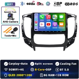 Android 16 Carplay Car Radio For Mitsubishi Pajero Sport 3 L200 5 Triton 3 2015-2019 Multimedia Video Player GPS Stereo 2Din DVD