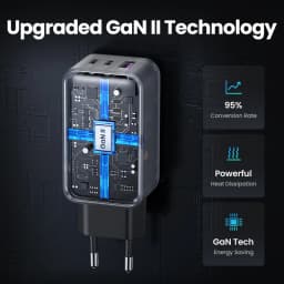UGREEN 65W GaN Charger Quick Charge 4.0 3.0 Type C PD USB Charger for iPhone 16 15 14 Pro Max Fast Charger For Laptop PD Charger