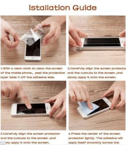 1/2/3/4Pcs For iPhone 5 Glass Apple iPhone 5 5S SE 2016 Tempered Glass 9H Transparent Clear Protective Screen Protector iPhone 5