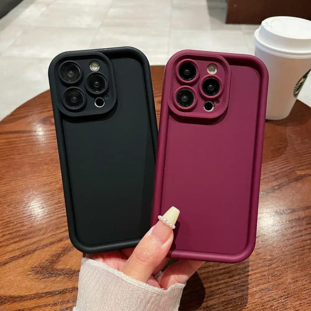 Phone Case For OPPO Reno 11 10 5G 6 8 10 Pro 7 4G 4 5 6 Lite A38 A78 A98 A57 A77 A77S Cover Plain Matte Silicone Solid Color