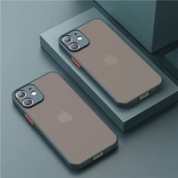 Luxury Matte Clear Square TPU Funda Case On For iPhone 17 16 15 14 13 12 11 Pro Max Plus Mini Plus Pls Funda IPHON Hard PC Cover