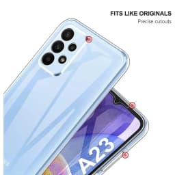 360 Full Body Front+Back Case For Samsung A23 A24 A25 A55 A54 A53 A52 A32 A33 A34 A14 A15 A05 A05S A12 A13 Clear PC Hard Cover
