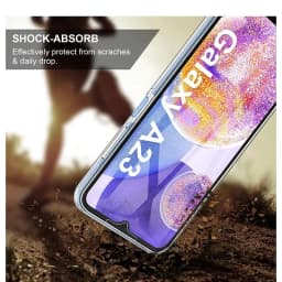 360 Full Body Front+Back Case For Samsung A23 A24 A25 A55 A54 A53 A52 A32 A33 A34 A14 A15 A05 A05S A12 A13 Clear PC Hard Cover