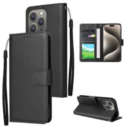 Wallet Card Slot Photo Frame Kickstand Magnetic Flip Leather Case For iPhone 15 Pro Max 14 Plus 13 12 11 XS XR SE 2022 8 7 Cover