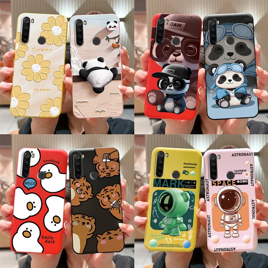 Protective Cover Capa For Xiaomi Redmi Note 8 2019 2021 Soft Silicone Covers Shells For Xiaomi Redmi Note 8T Mobilie Phone Cases