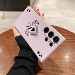 Poker Pattern Phone Case For Samsung Galaxy S25 S24 S23 S22 S21 S20 Ultra Plus FE A15 30 20 A53 A71 A72 5G Silicone Soft Cover