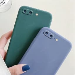 For iPhone 8 Plus Case Cover Apple iPhone 7 8 6 6S Plus Capas Bumper Original Liquid Silicone TPU Soft Cover For iPhone 8 Plus