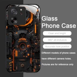 Creative Mechanical Circuit Board Pattern Glass Phone Case for Motorola Moto G85 G84 G75 G55 Edge 50 Fusion 40 Neo 30 Pro Cover
