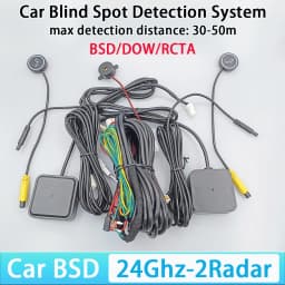 Universal Model Is Suitable For All Cars BSD Blind Spot Monitoring, High Speed Overtaking Assist Warning