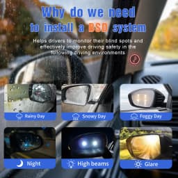 Universal Model Is Suitable For All Cars BSD Blind Spot Monitoring, High Speed Overtaking Assist Warning