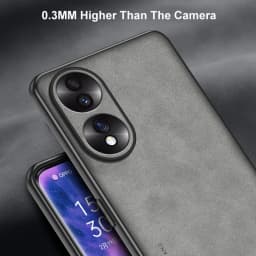 Luxury PU Leather Case For Honor 90 70 50 Back Cover Matte Full Protection TPU Silicone Phone Case For Honor50 Honor70 Honor90