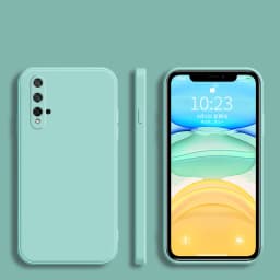 Fashion Square Frame Silicone Phone Case For Huawei Honor 20 10 30 30S Pro Lite Coque Full Protector Soft funda Cover