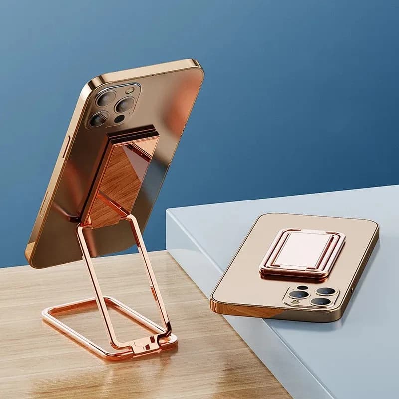 Phone Ring Holder for iPhone Pro Xiaomi Finger Kickstand 360 Degree Rotation Metal Cell Phone Ring Grip Foldable Cellphone Stand