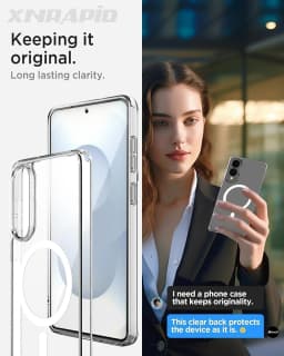 Magnetic Magsafe Case For Samsung Galaxy S25 Edge S24 S23 S21 FE S22 Ultra Plus Hybrid Shockproof Hard Cover S25Edge 25Plus S 25
