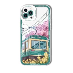 Anime Scenery Flower Pattern Case for Motorola Moto G53 G22 G32 G52 G30 Edge 40 Pro G71 G72 G73 G60S G9 Plus Clear Soft Cover